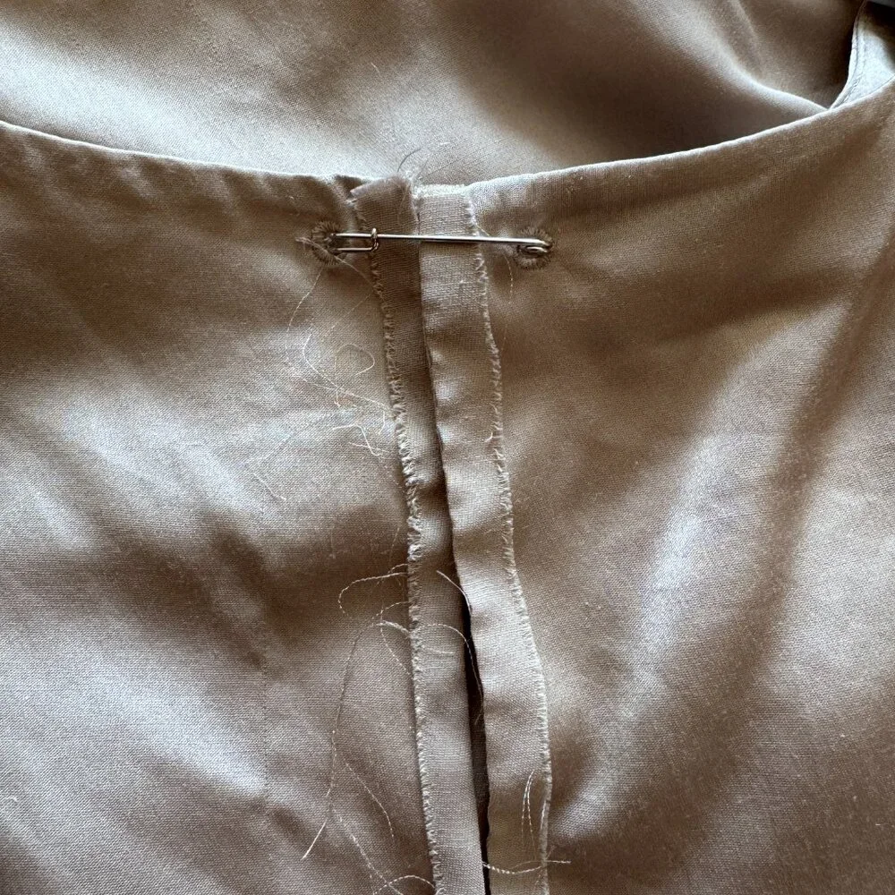 Acne Studios Bacall beige champagne mini dress FR 34 US 2 - Picture 9 of 13
